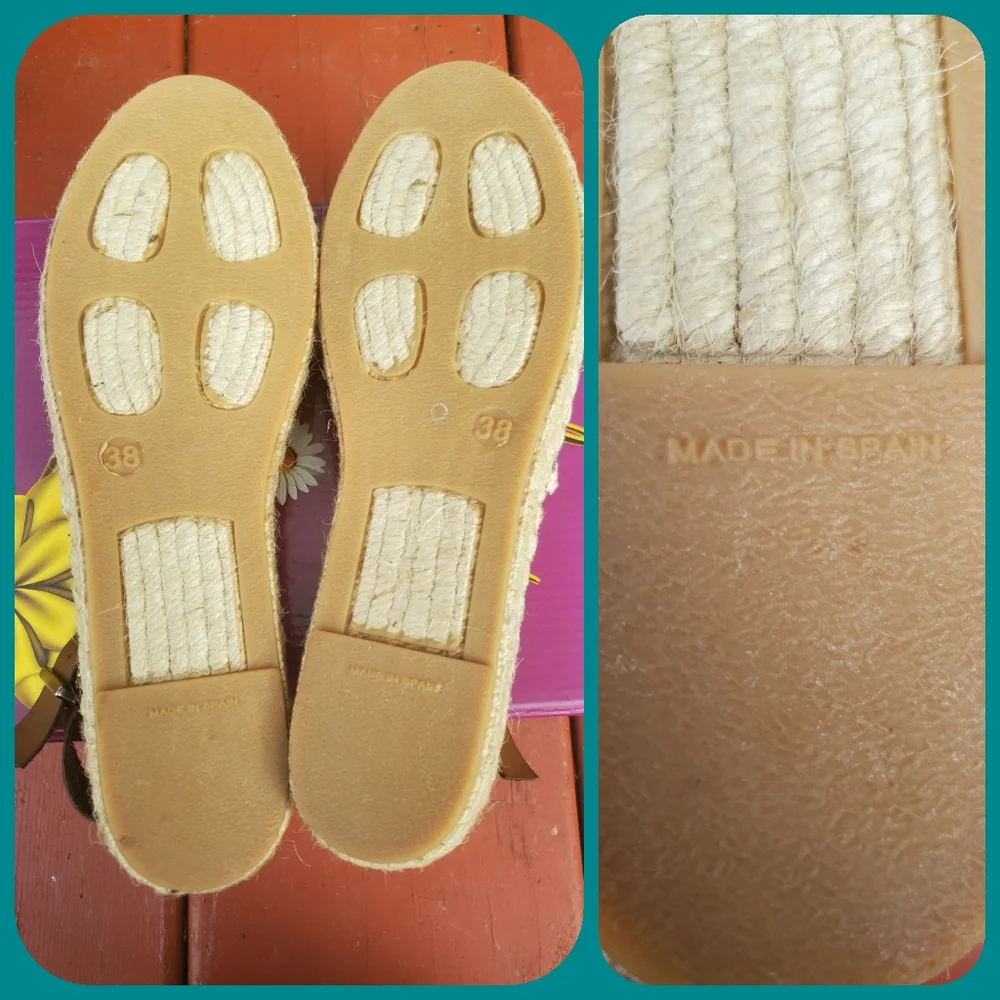 Spiritual Native 🐺 Wolf NEEFS by Goby Slingback espadrille shoes Sandals NIB
